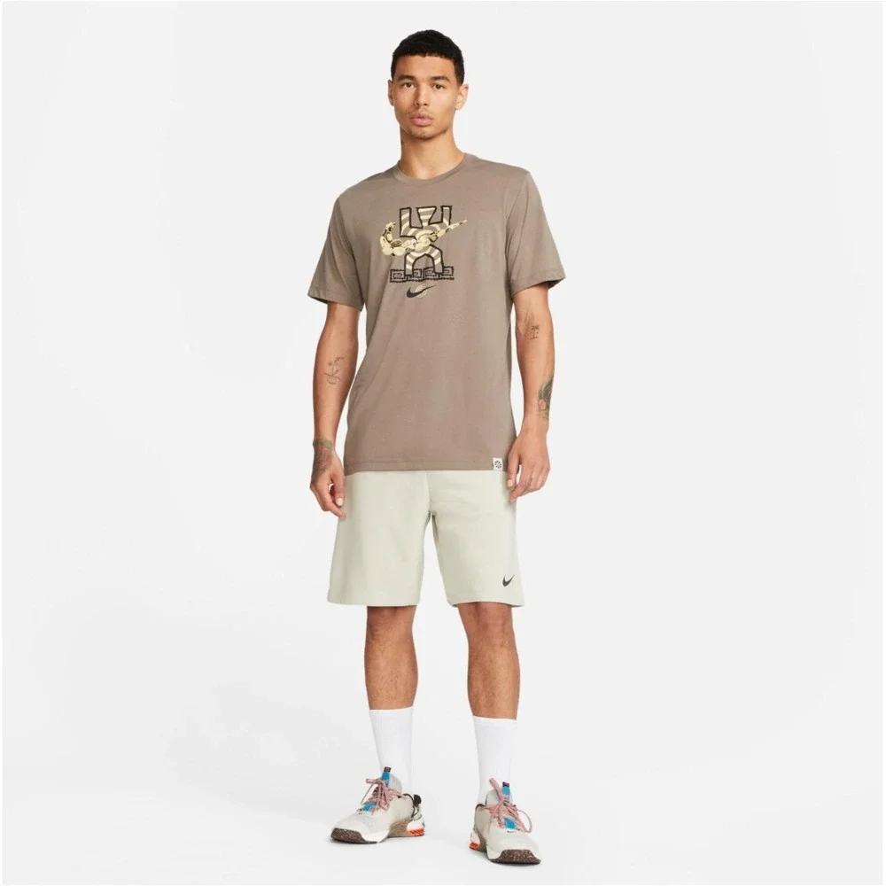Nike Men's Dri-Fit T-Shirt Training‎ Activewear Basketball Performance, Grey
